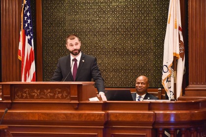 Consul General Stankov addressed the Illinois House of Representatives 